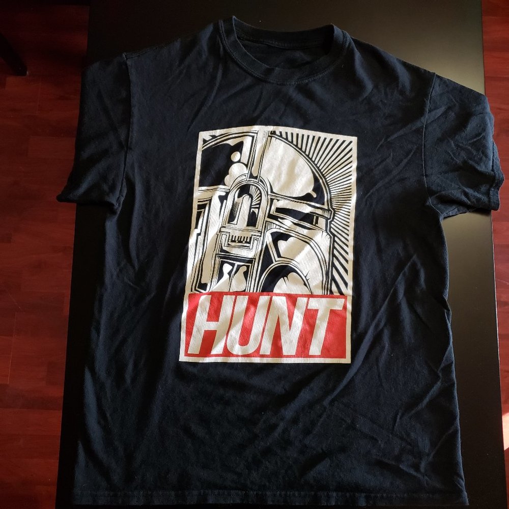 Star Wars Boba Fett Obey Parody Tee